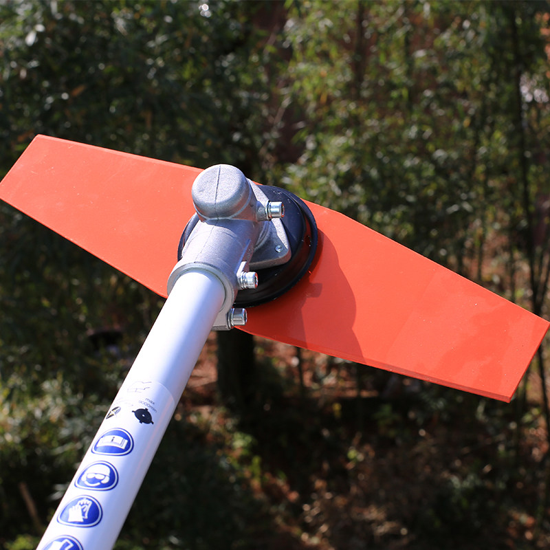 割草机刀片一字菱形圆锯片锰钢加厚加长出口合金齿割灌机配件通用