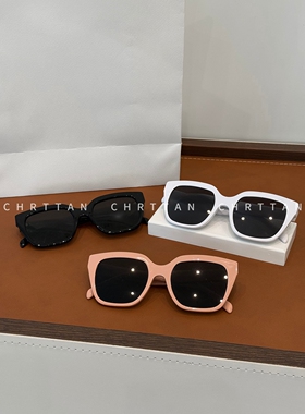 CHRTTAN 轻松提升穿搭气场！26ss 可爱韩系方框防晒遮阳墨镜 男女