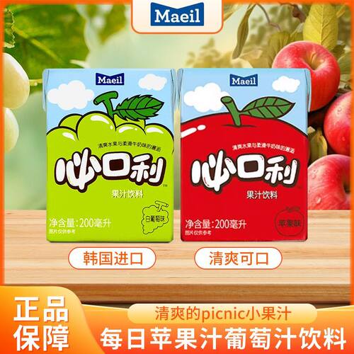 每日果汁饮料苹果味韩国