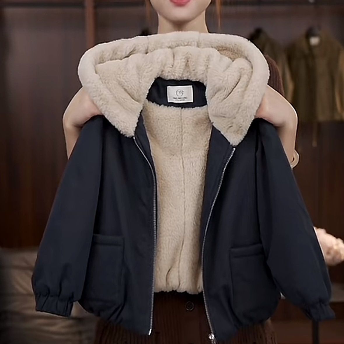 儿童冬季一件过冬加厚保暖棉服男女童休闲时髦加绒加厚棉袄外套潮