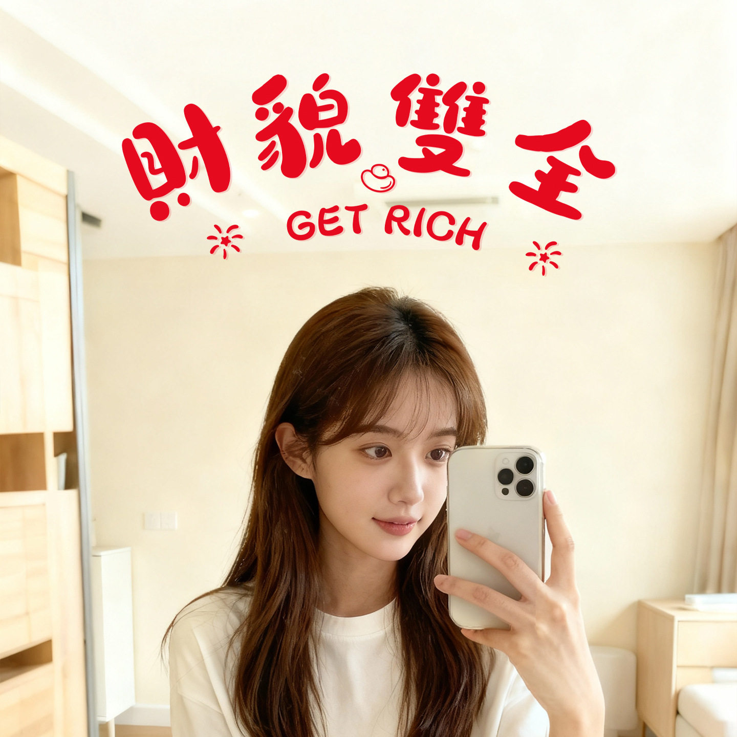 2027羊年喜庆窗花贴纸创意玻璃门贴画室内室外装饰品年货批货