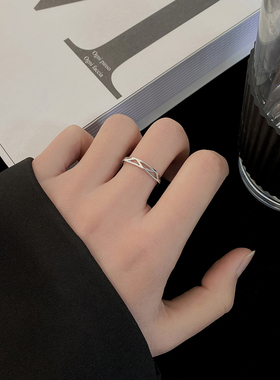 韩国ins个性不规则戒指几何图形