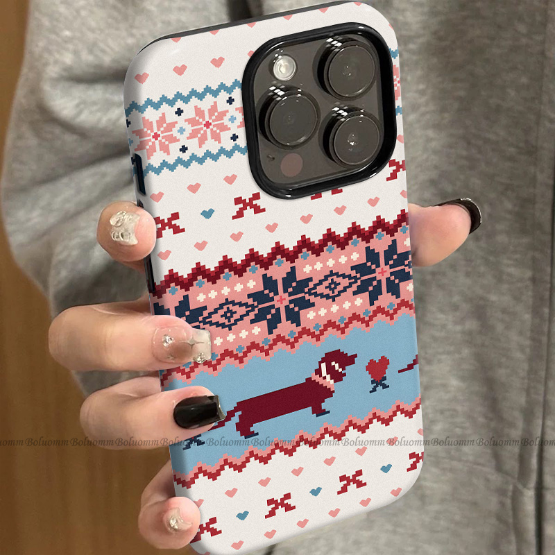 菲林适用于苹果17promax手机壳费尔岛狗iphone12/13套硅胶14max全包防摔xs卡通日韩15plus网红新款女air潮牌6