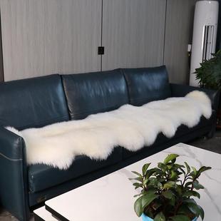 整张羊皮垫纯羊毛沙发垫皮毛一体卧室床边羊毛地毯长毛真皮羊毛垫