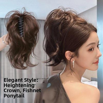 法国Lastkiss马尾假发Grabber 2025新的高头骨蓬松的美人鱼卷半系