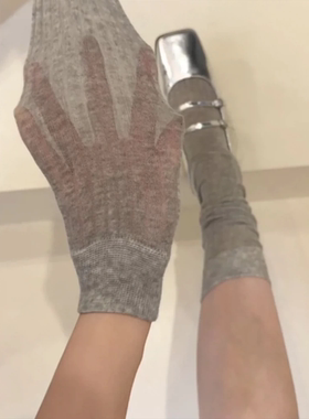 一秒变身miu女孩~！谁懂啊！甜美女孩的快乐！这袜子真的很miu！