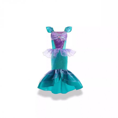 女童美人鱼公主裙生日圣诞万圣节