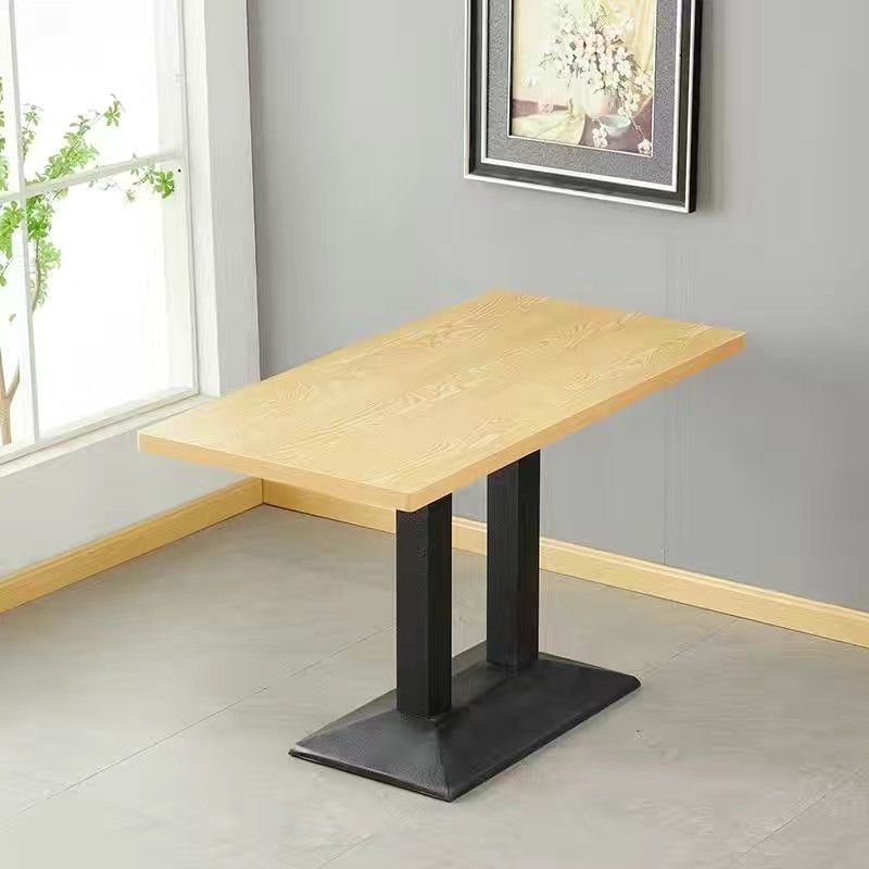 德国品质快餐小吃麻辣烫冷饮甜品米线面馆早餐桌椅实木凳长方形餐