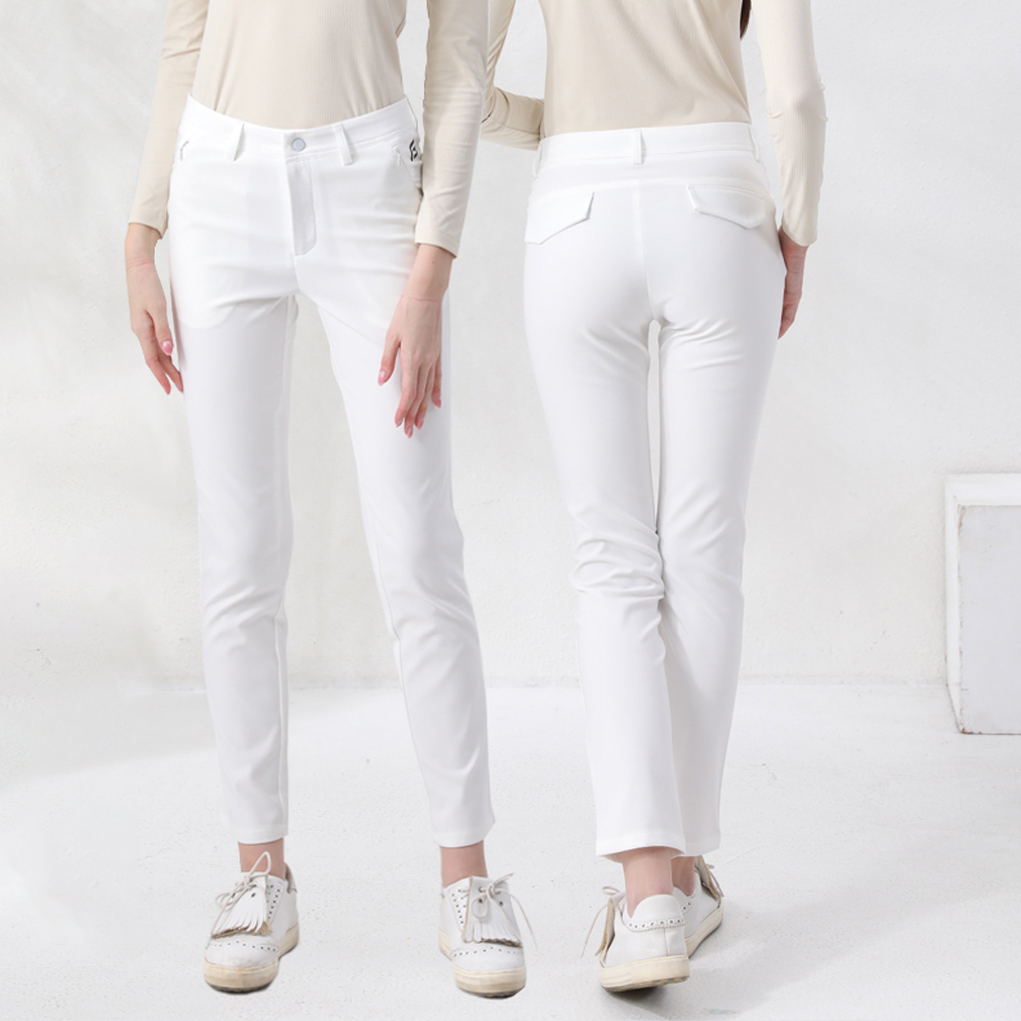 高尔夫服装女士修身显瘦长裤