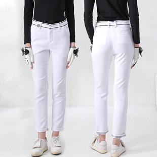 春夏季 golf运动球裤 女士长裤 显瘦女装 弹力速干 免烫修身 高尔夫女裤