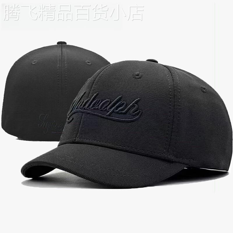 MK硬顶短檐鸭舌帽男夏季新款正反可戴全封闭高端大头围男士帽子潮