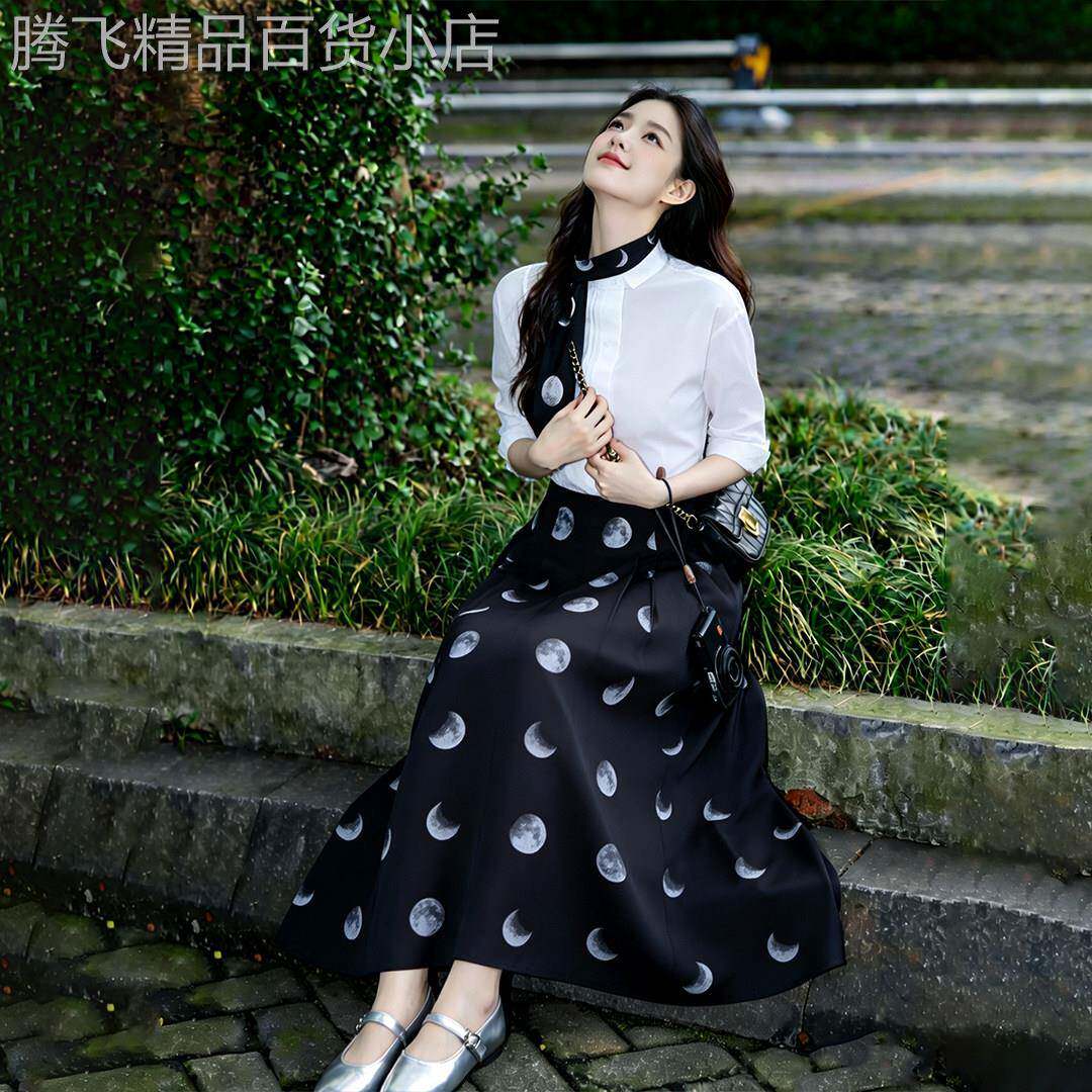 气质白色衬衫半身裙子两件套女2026夏季小个子高级感巨好看一整套