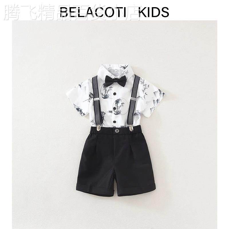 英国Belacoti男童礼服夏季时尚感西装套装英伦风幼儿园毕业照班服