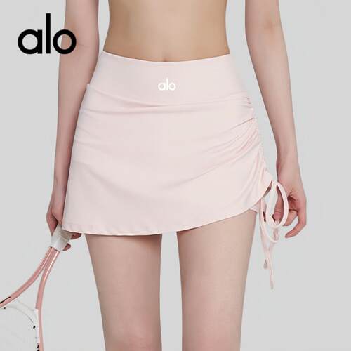 AIo 新款假两件运动短裤女提臀瑜伽跑步健身三分裤显瘦网球短裙裤