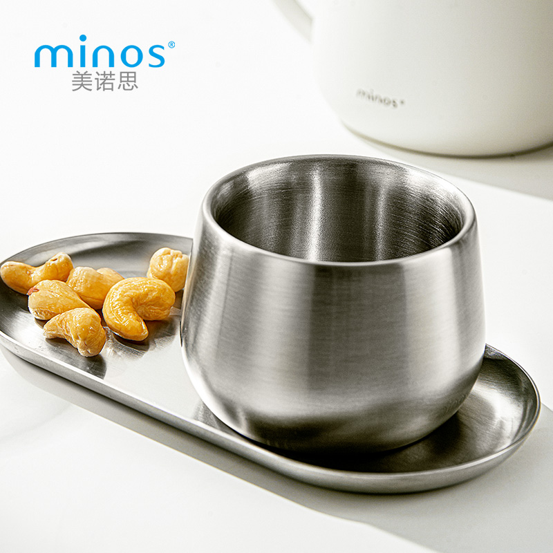 美诺思Minos双层咖啡杯高档精致