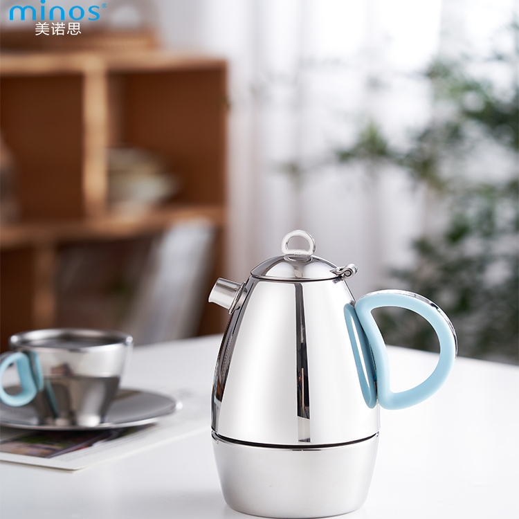 minos/美诺思不锈钢摩卡壶咖啡壶