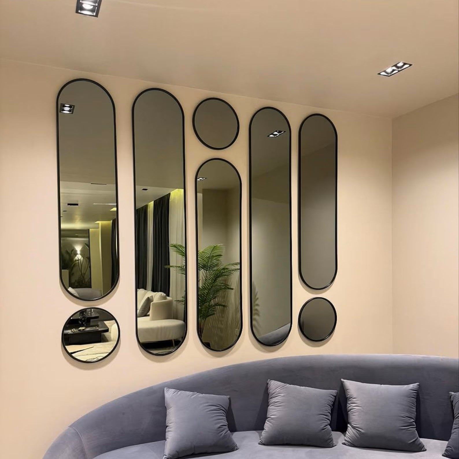 轻奢北欧装饰镜ins风卧室壁挂镜家用墙面镜客厅玄关背景墙点缀镜,住宅家具,装饰镜,淘宝优惠券,粉丝福利购,淘宝优惠卷