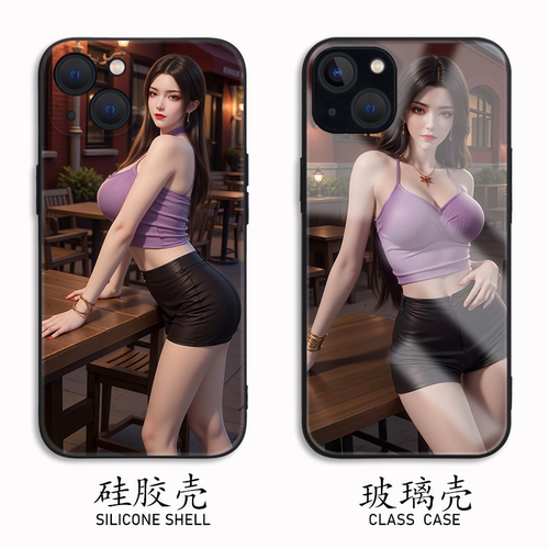 斗破苍穹美杜莎手机壳玻璃镜面