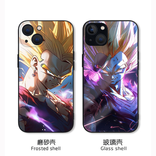 七龙珠苹果16Pro手机壳iPhone15plus赛亚人12男款14promax适用vivo潮OPPO小米13红米note13Pro一加ACE三星S23