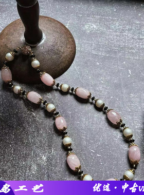 天然石中古时尚项链女天然项链