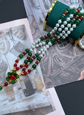 青岛vintage饰品气质优雅双层琉