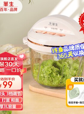 华生绞肉机家用3L升搅肉机多功能