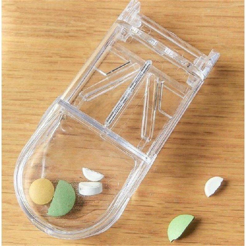 创意随身分药盒便携迷你药品切药器10-23新券