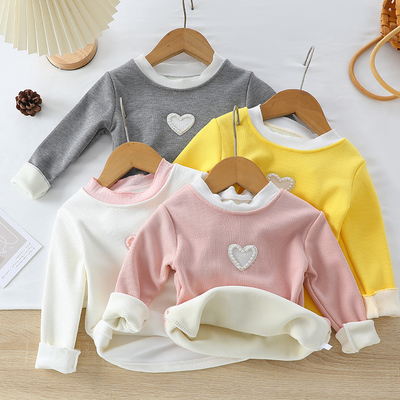 高领韩版长袖抗条绣花