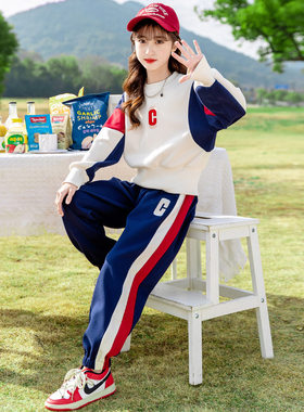 品牌专柜女童春秋套装新款儿童