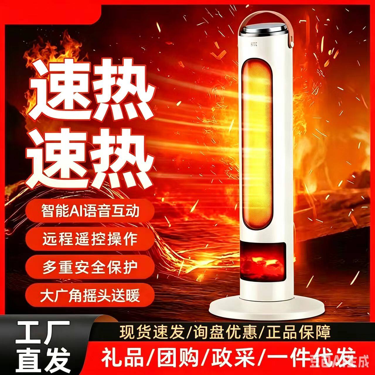 取暖器暖风机小太阳电暖器暖气热风机节能省电家用烤火炉