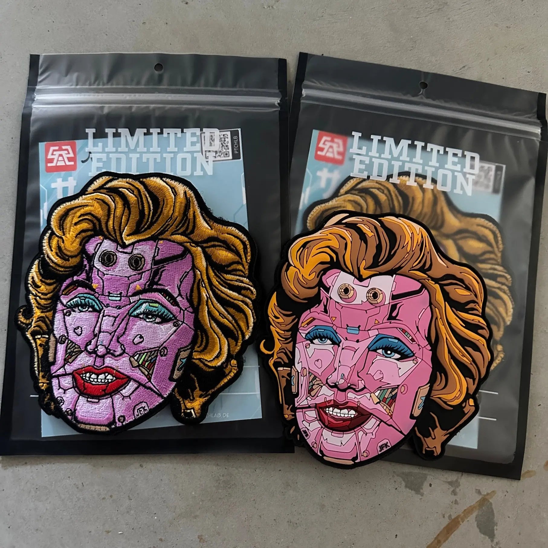 刺绣士气章PATCHLAB玛丽莲·梦露