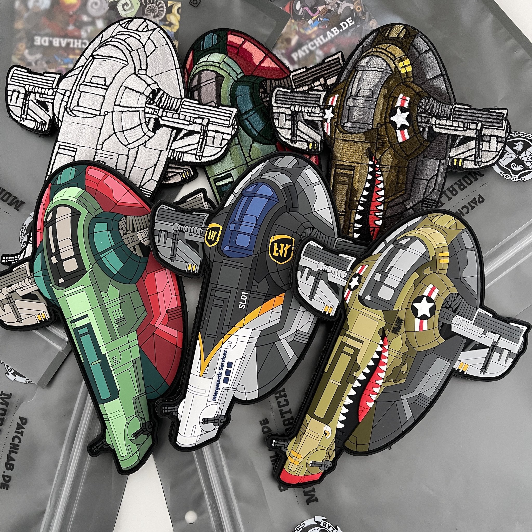 德国patchlab士气章魔术贴背包