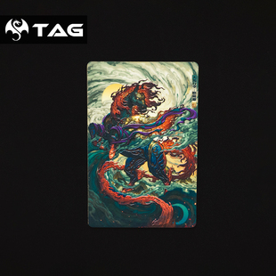 系列硬质UV夜光魔术贴贴章 GEAR十二生肖神兽 限量版 原创品牌VU