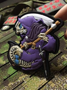 战术魔术贴士气章贴章 死神 德国PATCHLAB 变色龙军团夜光章