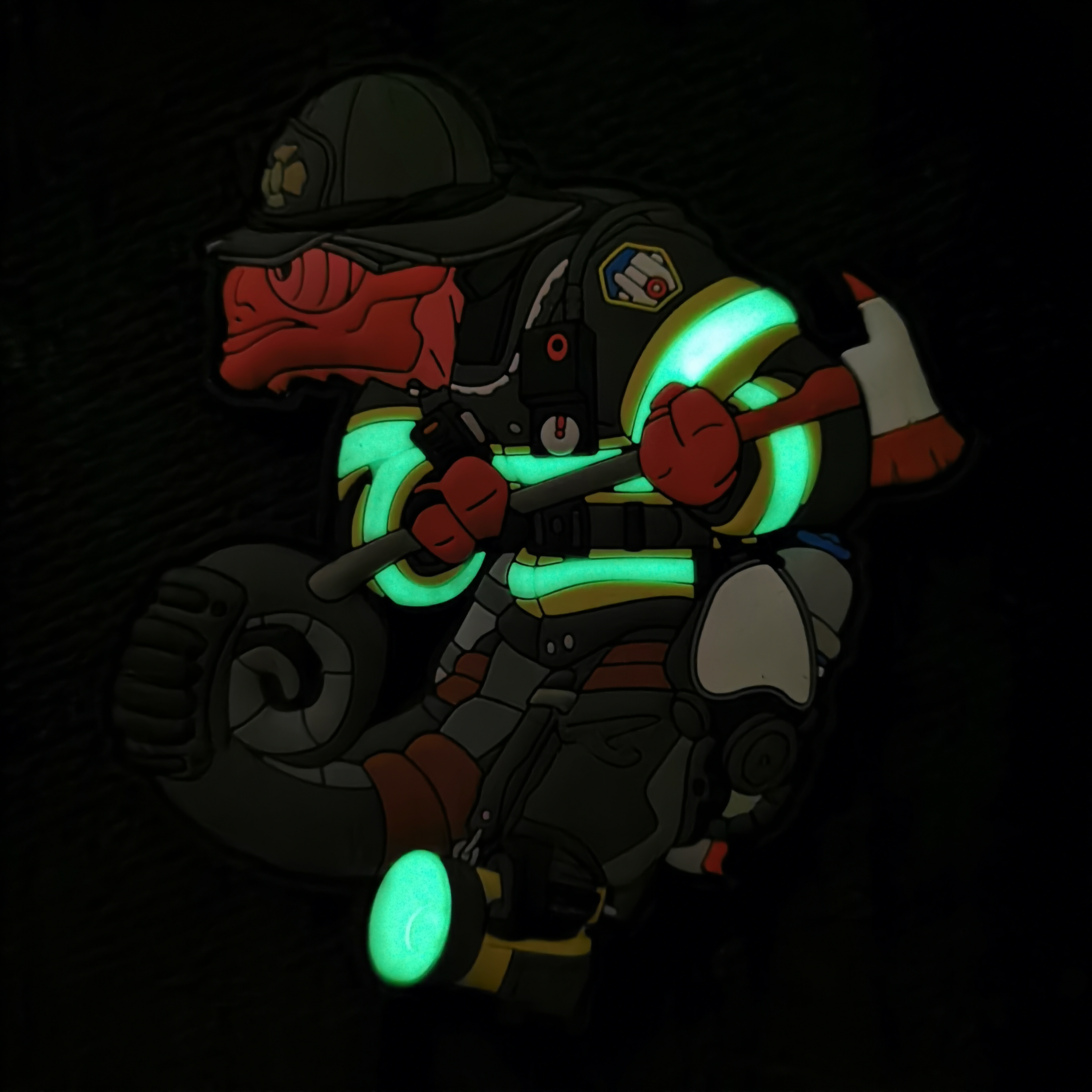 德国战术夜光章士气章魔术贴臂章