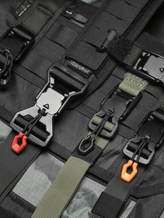 TAG 拉链 FOXBAT 水滴拉尾绳 磁扣夜光战术背包绳 狐蝠工业