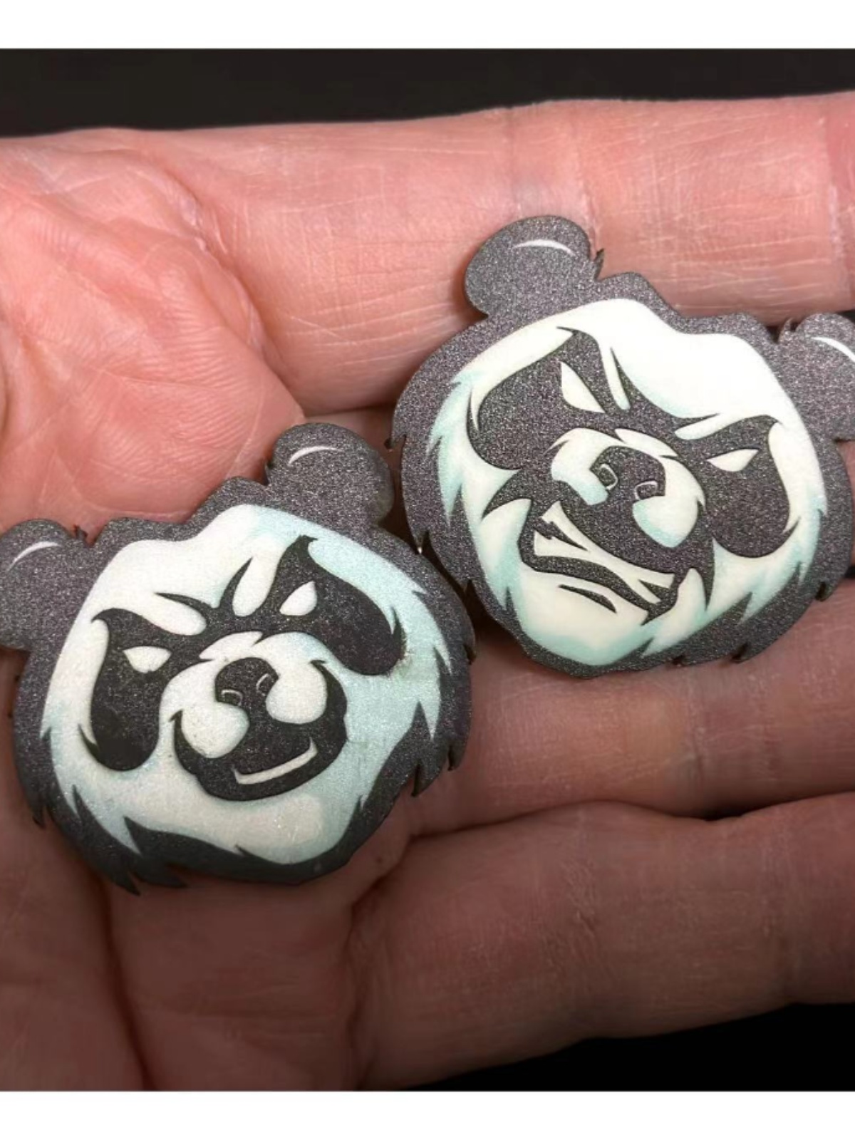 VU GEAR原创设计限量版掠食者系列“暴怒和傲慢”硬质夜光魔术贴