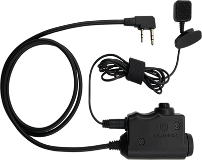 M52战术PTT连接线适配所有含军规NATO接头的通讯耳机含延长手指线