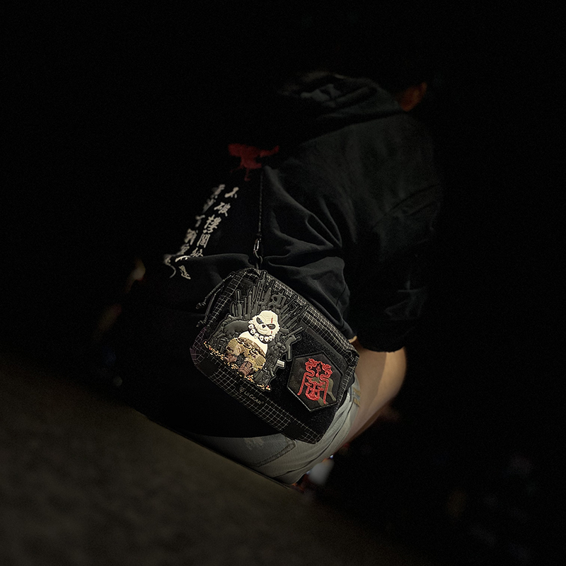 战争熊猫魔术贴章PATCHLAB