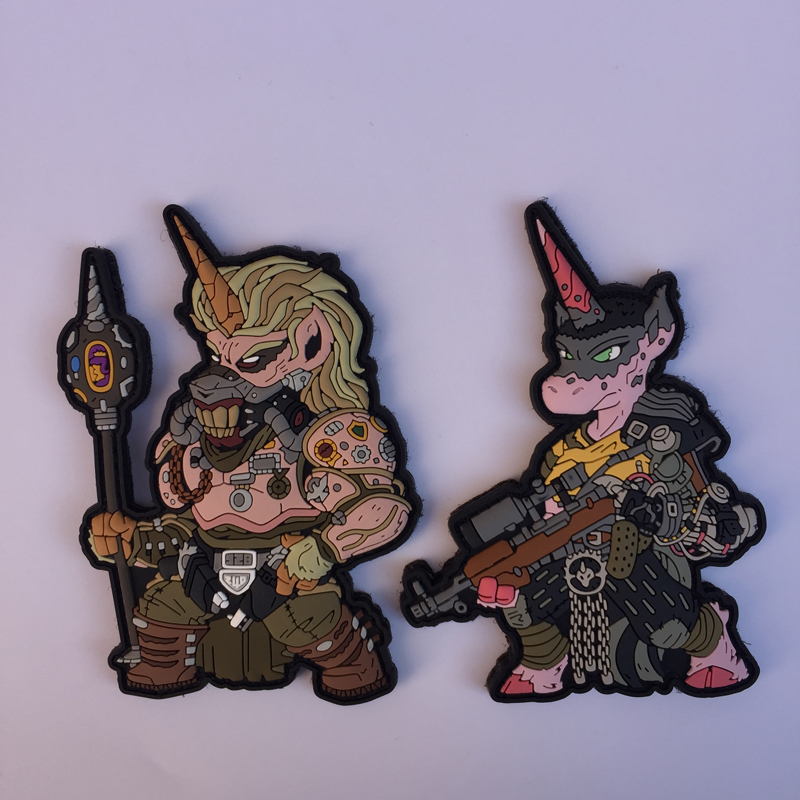 士气章魔术贴贴章背包臂章个性