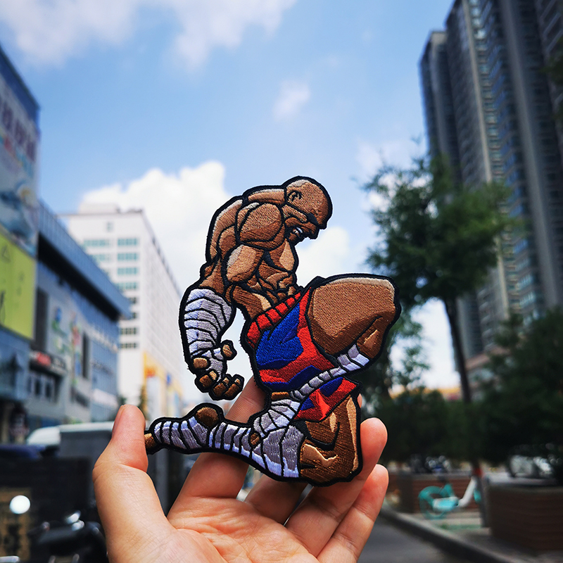 街头霸王Sagat刺绣士气章