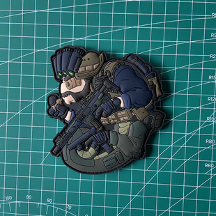 德国PATCHLAB SAS英特种空勤团士气章魔术贴章徽章 变色龙军团