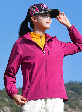 防风保暖户外登山软壳衣