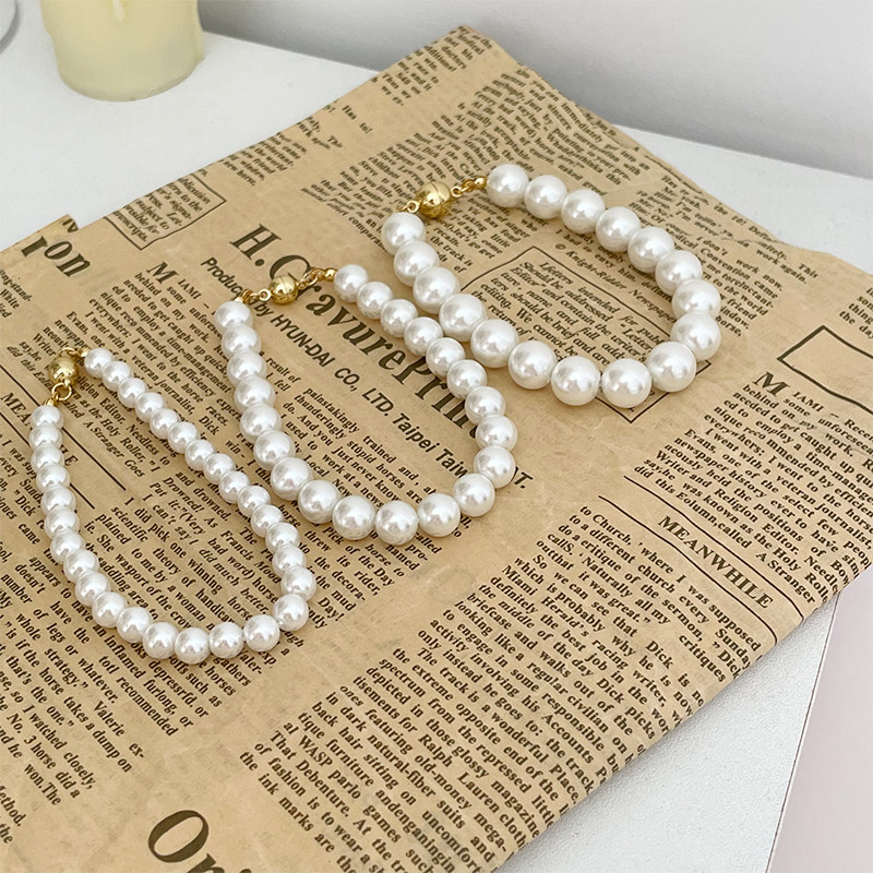 法式优雅施家珍珠手链