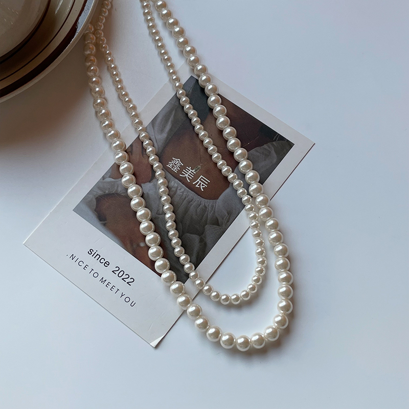施家珍珠珍珠项链颈链