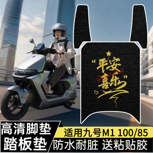 适用九号M1丝圈脚垫高清防水耐脏