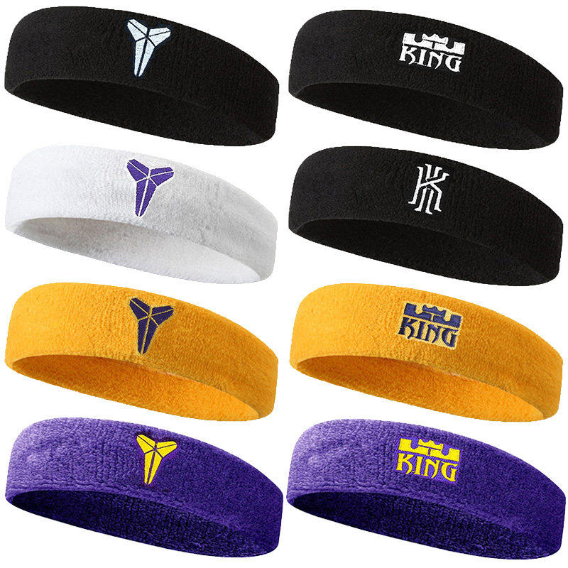 运动头带nba篮球球星科比詹姆斯欧文止汗吸汗头巾跑步学带