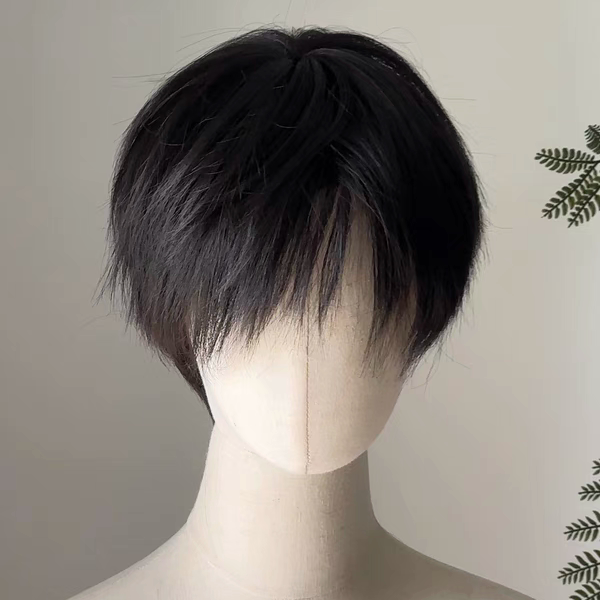 小迟男女通用短发自然微分碎盖图片