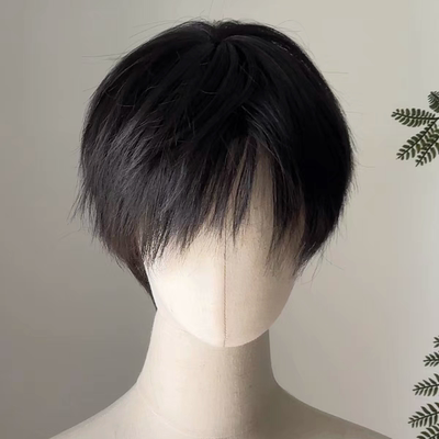 小迟男女通用短发自然微分碎盖