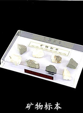 岩石标本 J49006教学小学中学地理地质石灰岩板岩花岗岩岩石标本